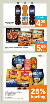 Alle Pepsi en Sisi 1.5 literflessen aanbieding bij Albert Heijn – geldig van 12.01.2026 t/m 18.01.2026