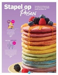 AH Excellent Rainbow pancakes in 6 kleuren ca. 12 stuks aanbieding bij Albert-heijn – geldig van 13.03.2026 t/m 06.04.2026