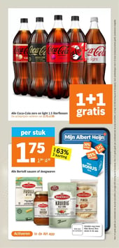 Alle Coca-Cola zero en light 1.5 literflessen aanbieding bij Albert-heijn – geldig van 13.04.2026 t/m 19.04.2026