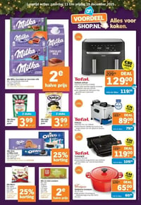 Tefal Dubbele airfryer Easy Fry & Grill Dual EY905B aanbieding bij Albert Heijn – geldig van 13.12.2025 t/m 19.12.2025
