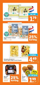 AH Iets kruimige aardappel 3 kilo aanbieding bij Albert-heijn – geldig van 16.03.2026 t/m 22.03.2026