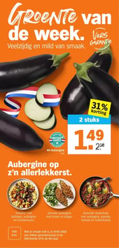 AH Aubergine Los aanbieding bij Albert-heijn – geldig van 16.03.2026 t/m 22.03.2026
