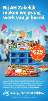 Nu met €25 borreltegoed* aanbieding bij Albert-heijn – geldig van 16.03.2026 t/m 22.03.2026