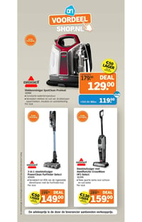 BISSELL 3-in-1 steelstofzuiger PowerClean FurFinder Select 4090N aanbieding bij Albert Heijn – geldig van 19.01.2026 t/m 25.01.2026