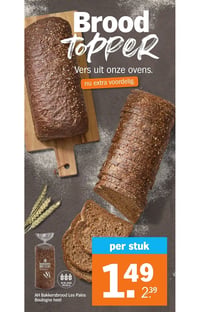 AH Bakkersbrood Les Pains Boulogne heel aanbieding bij Albert Heijn – geldig van 19.01.2026 t/m 25.01.2026