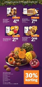 AH Excellent mini-cheesecake chocolade aanbieding bij Albert Heijn – geldig van 20.12.2025 t/m 26.12.2025