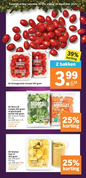 AH Broccoli roosjes 400 gram aanbieding bij Albert Heijn – geldig van 20.12.2025 t/m 26.12.2025