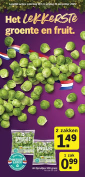 AH Spruitjes 500 gram aanbieding bij Albert Heijn – geldig van 20.12.2025 t/m 26.12.2025