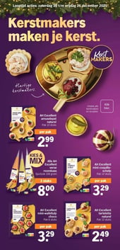 AH Excellent amuselepel naturel aanbieding bij Albert Heijn – geldig van 20.12.2025 t/m 26.12.2025