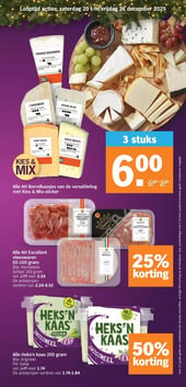 Alle AH Excellent vleeswaren 65-100 gram aanbieding bij Albert Heijn – geldig van 20.12.2025 t/m 26.12.2025