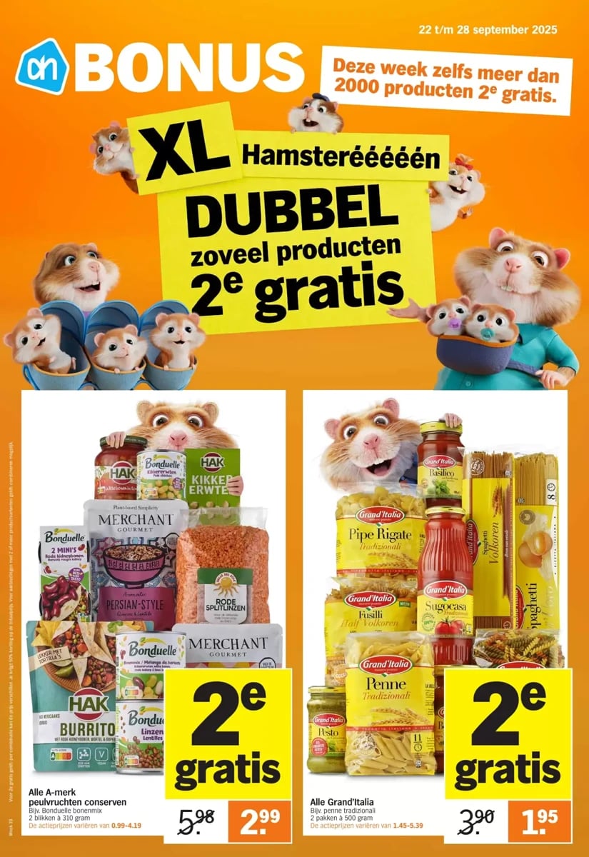 Albert Heijn folder – pagina 1