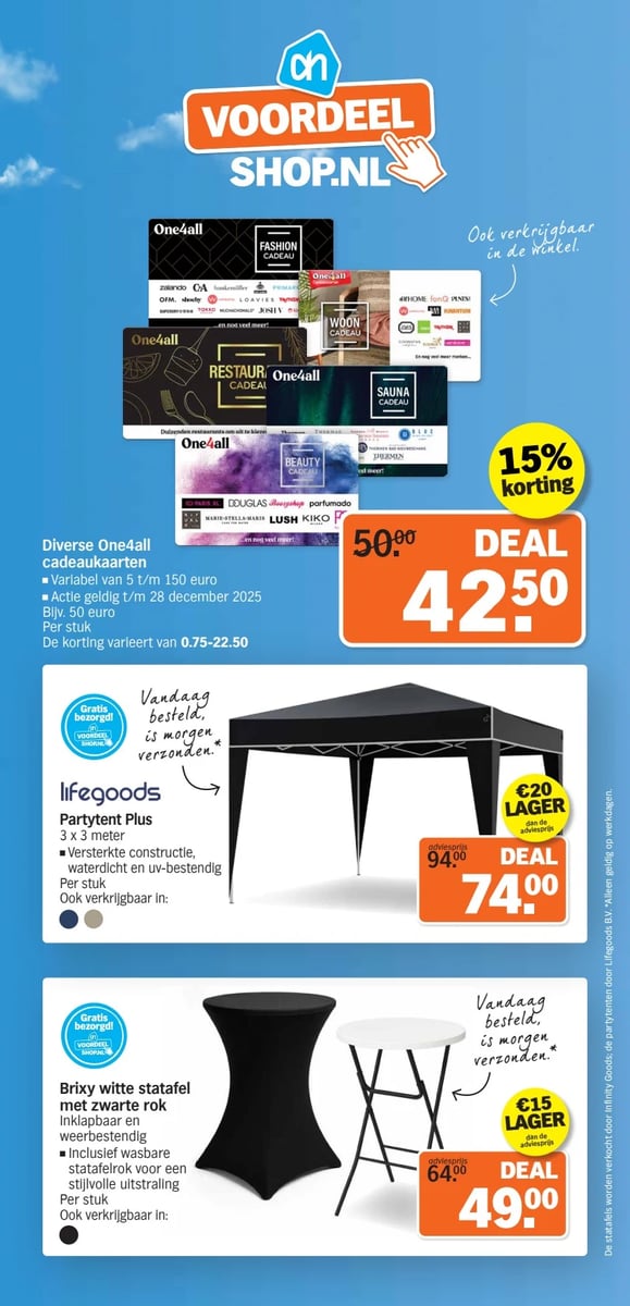 Albert Heijn folder – pagina 1