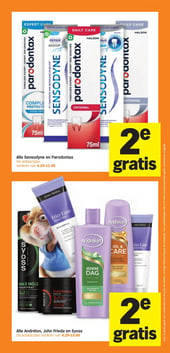 Alle Sensodyne en Parodontax aanbieding bij Albert-heijn – geldig van 23.02.2026 t/m 01.03.2026
