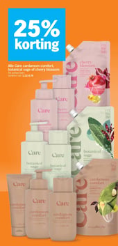 Alle Care cardamom comfort, botanical sage of cherry blossom aanbieding bij Albert-heijn – geldig van 23.02.2026 t/m 01.03.2026
