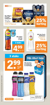 Alle Aquarius en Powerade 0.5 literflesjes aanbieding bij Albert-heijn – geldig van 23.02.2026 t/m 01.03.2026