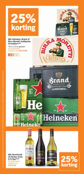 Alle Heineken, Brand of Birra Moretti multipacks of kratten*/** aanbieding bij Albert-heijn – geldig van 23.02.2026 t/m 01.03.2026