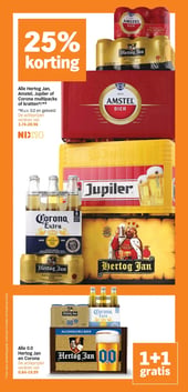 Alle 0.0 Hertog Jan en Corona aanbieding bij Albert-heijn – geldig van 23.03.2026 t/m 29.03.2026
