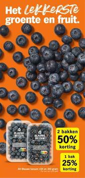 AH Blauwe bessen 150 en 300 gram aanbieding bij Albert Heijn – geldig van 26.01.2026 t/m 01.02.2026