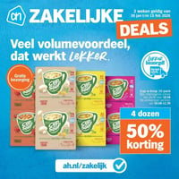 Cup-a-Soup 10-pack Bijv. champignon crème aanbieding bij Albert-heijn – geldig van 26.01.2026 t/m 15.02.2026