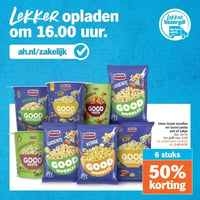 Unox Good noodles en Good pasta pot of zakje aanbieding bij Albert-heijn – geldig van 26.01.2026 t/m 15.02.2026