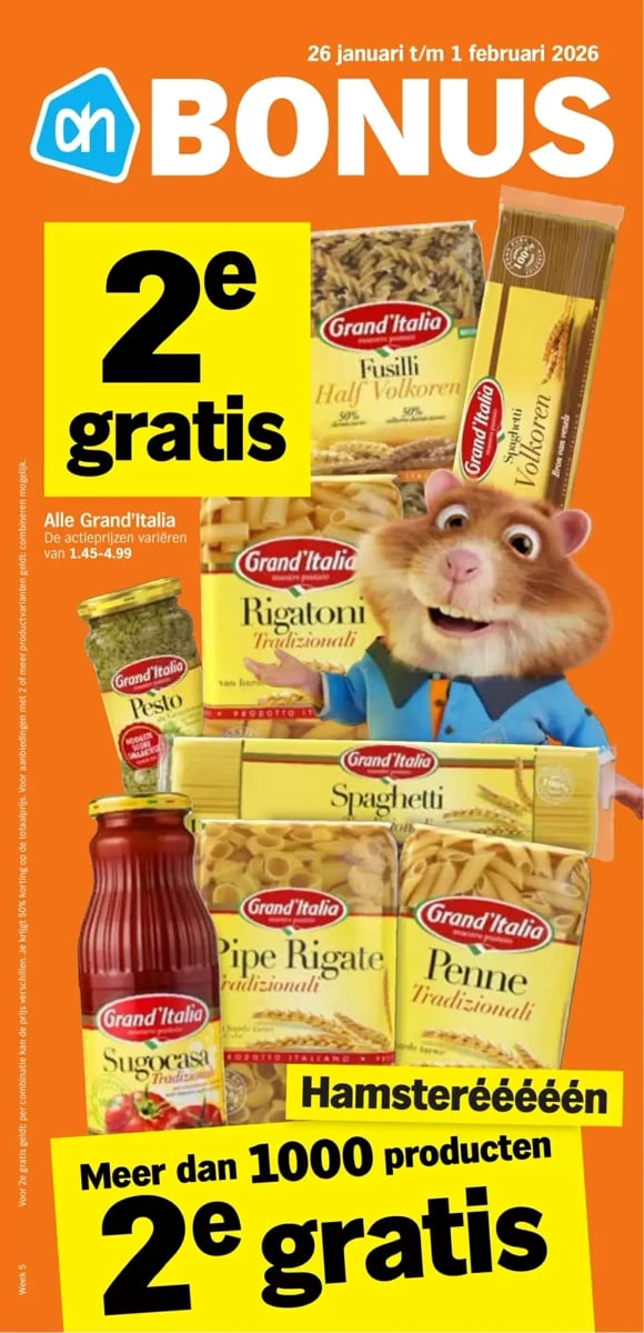 Albert Heijn folder – pagina 1