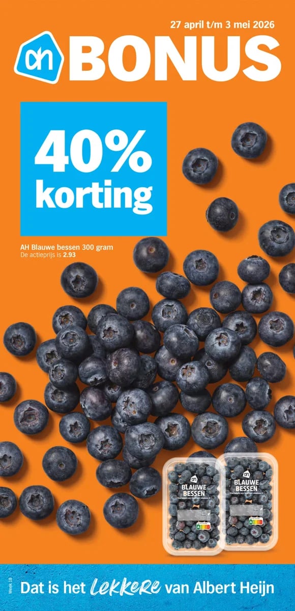 Albert Heijn folder – pagina 1