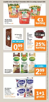 Alle Optimel eetzuivel aanbieding bij Albert Heijn – geldig van 27.12.2025 t/m 04.01.2026
