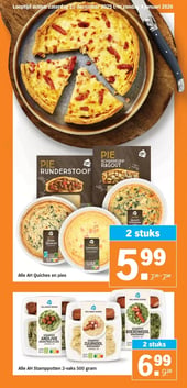 Alle AH Quiches en pies aanbieding bij Albert Heijn – geldig van 27.12.2025 t/m 04.01.2026