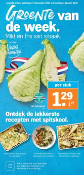 AH Spitskool aanbieding bij Albert Heijn – geldig van 27.12.2025 t/m 04.01.2026