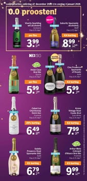 Arthur Metz Crémant d'Alsace Brut Bio aanbieding bij Albert Heijn – geldig van 27.12.2025 t/m 04.01.2026