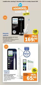 PHILIPS sonicare Elektrische tandenborstel duoset Series 9000 HX9914/57 aanbieding bij Albert Heijn – geldig van 27.12.2025 t/m 04.01.2026