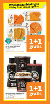Alle AH Scharrelkipschnitzels en -kip cordon bleu 2 stuks aanbieding bij Albert Heijn – geldig van 02.01.2026 t/m 04.01.2026