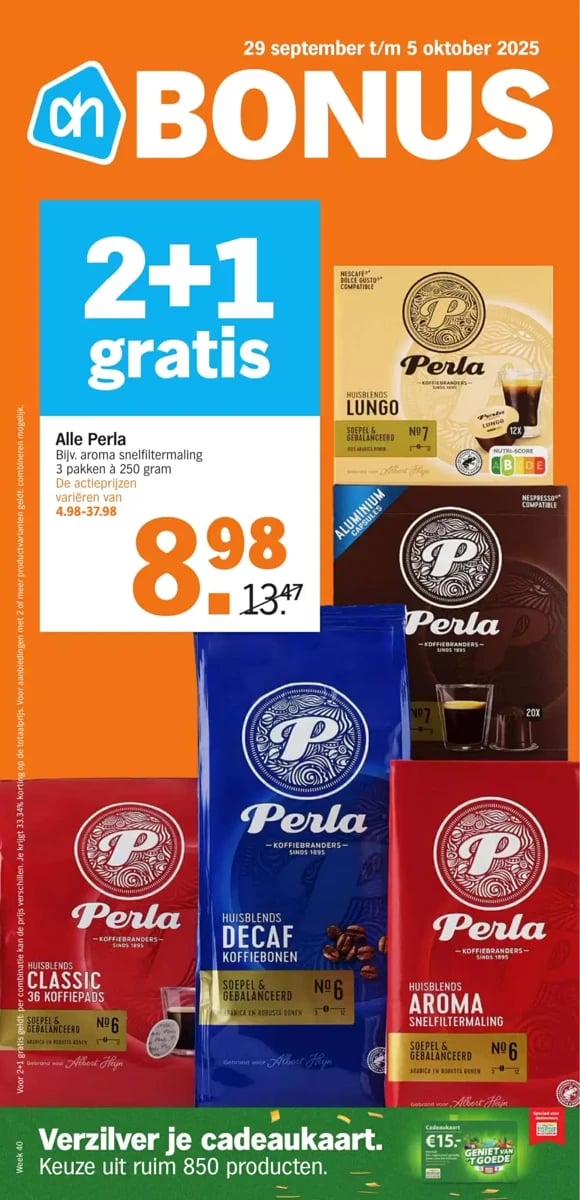 Albert Heijn folder – pagina 1