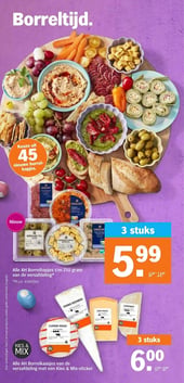 Alle AH Borrelhapjes t/m 210 gram van de versafdeling* aanbieding bij Albert-heijn – geldig van 30.03.2026 t/m 05.04.2026