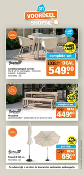 Combideal diningset Sorrento aanbieding bij Albert-heijn – geldig van 30.03.2026 t/m 05.04.2026