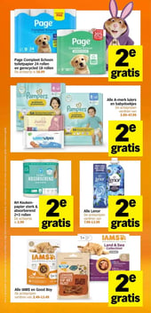 Alle A-merk luiers en babydoekjes aanbieding bij Albert-heijn – geldig van 30.03.2026 t/m 05.04.2026