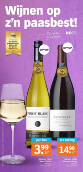 Rietburg Pinot Blanc Classic aanbieding bij Albert-heijn – geldig van 30.03.2026 t/m 05.04.2026