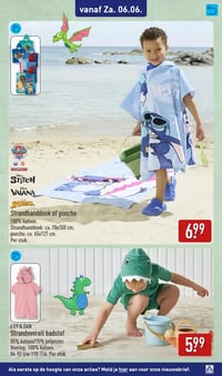 Strandoverall badstof aanbieding bij Aldi – geldig van 06.06.2026 t/m 07.06.2026