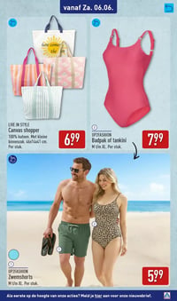 Canvas shopper aanbieding bij Aldi – geldig van 01.06.2026 t/m 07.06.2026