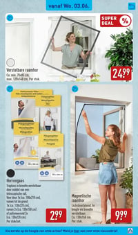 Verstelbare raamhor aanbieding bij Aldi – geldig van 01.06.2026 t/m 07.06.2026