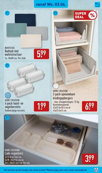 HOME CREATION Lade-organizers aanbieding bij Aldi – geldig van 01.06.2026 t/m 07.06.2026