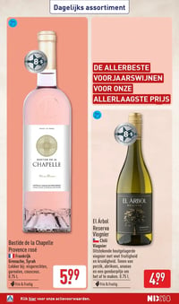 Bastide de la Chapelle Provence rosé aanbieding bij Aldi – geldig van 01.06.2026 t/m 07.06.2026