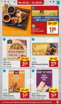 TRADER JOE'S Pindakaasrepen aanbieding bij Aldi – geldig van 02.02.2026 t/m 08.02.2026