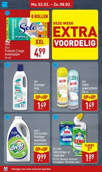 SOLO Premium 2-laags keukenpapier aanbieding bij Aldi – geldig van 02.02.2026 t/m 08.02.2026