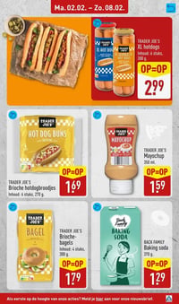 TRADER JOE'S XL hotdogs aanbieding bij Aldi – geldig van 02.02.2026 t/m 08.02.2026