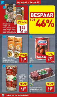 HOFSTEE DE DRIE EIKEN Schwarzwälder ham aanbieding bij Aldi – geldig van 02.02.2026 t/m 08.02.2026