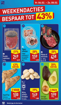 Eetrijpe avocado's aanbieding bij Aldi – geldig van 02.02.2026 t/m 08.02.2026