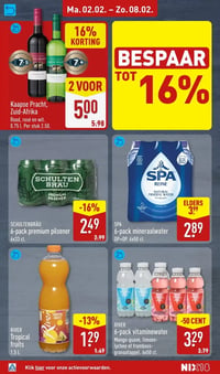 SPA aanbieding bij Aldi – geldig van 02.02.2026 t/m 08.02.2026