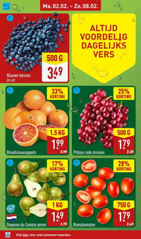 Doyenne du Comice peren aanbieding bij Aldi – geldig van 02.02.2026 t/m 08.02.2026