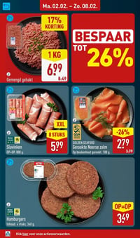 Gerookte Noorse zalm aanbieding bij Aldi – geldig van 02.02.2026 t/m 08.02.2026